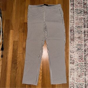 Black and Tan Checkered Chinos